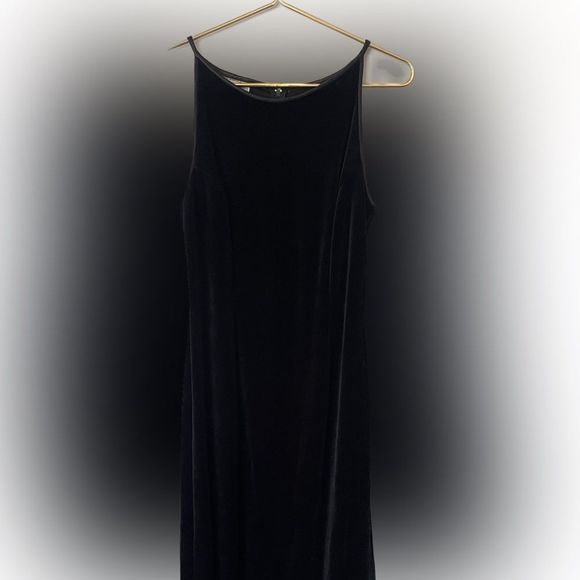 Gunne Sax Jessica McClintoch Velvet High Neck Sleeveless Formal Gown Dress VTG - Picture 5 of 6